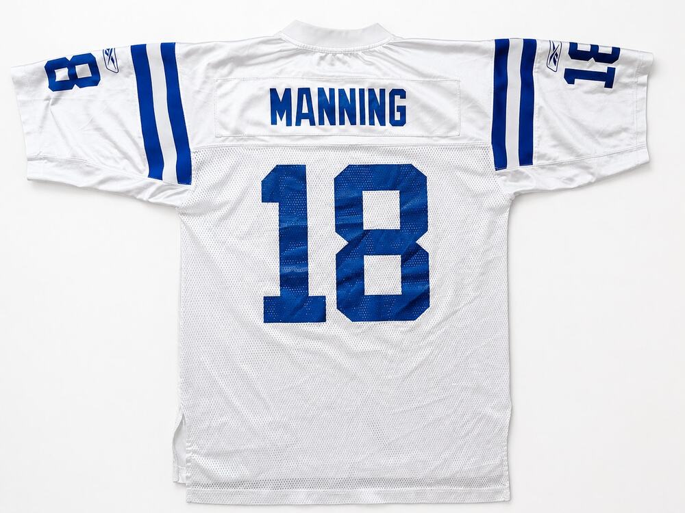 Vintage 2007 Reebok NFL Authentic‎ Peyton Manning #18 Indianapolis Colts Men's M